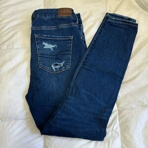 american eagle high rise jeans